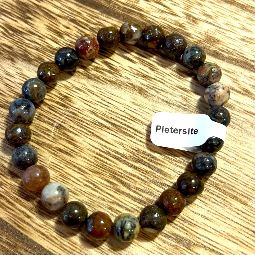 Pietersite Natural Healing Crystal Bracelet